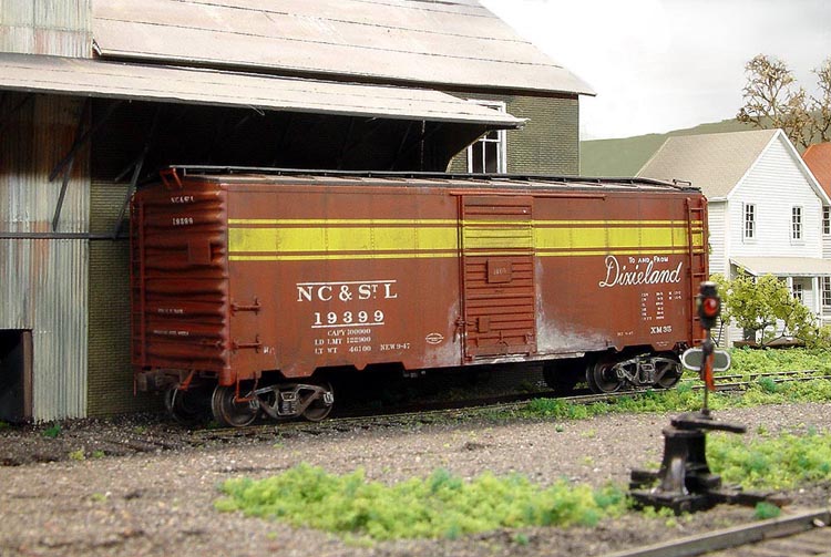 Steam Era Freight Cars Models Box & Auto Cars NC&St.L 19399